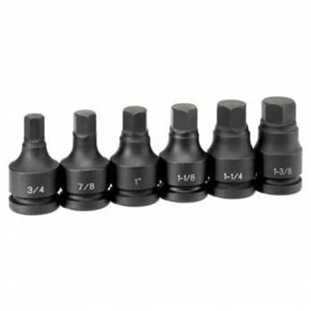 Cool Kitchen 1 in. Drive Hex Driver Set - 6 Pieces CO68367